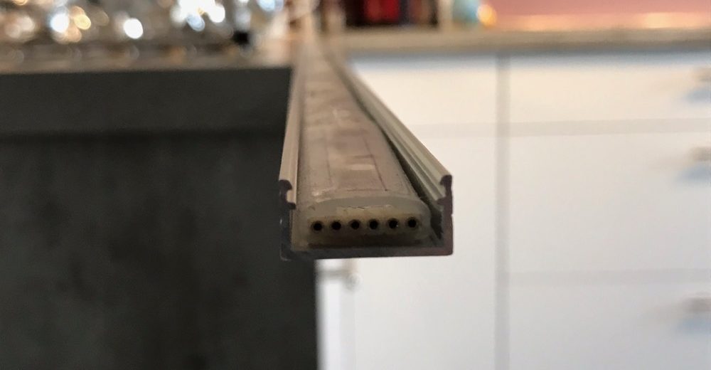 Alu Profil GROOVE14 für LED Stripes Strips Aluminium Schiene  Aluprofil Leiste 