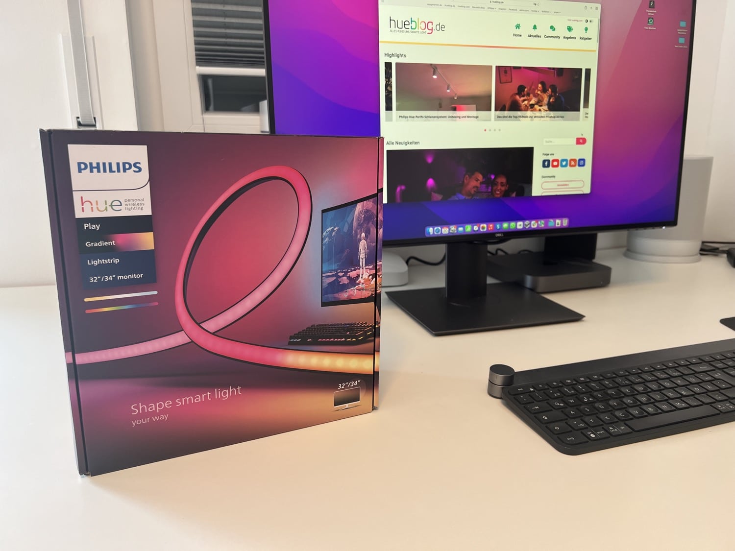 Hueblog: Philips Hue Play Gradient Lightstrip für PC im Test