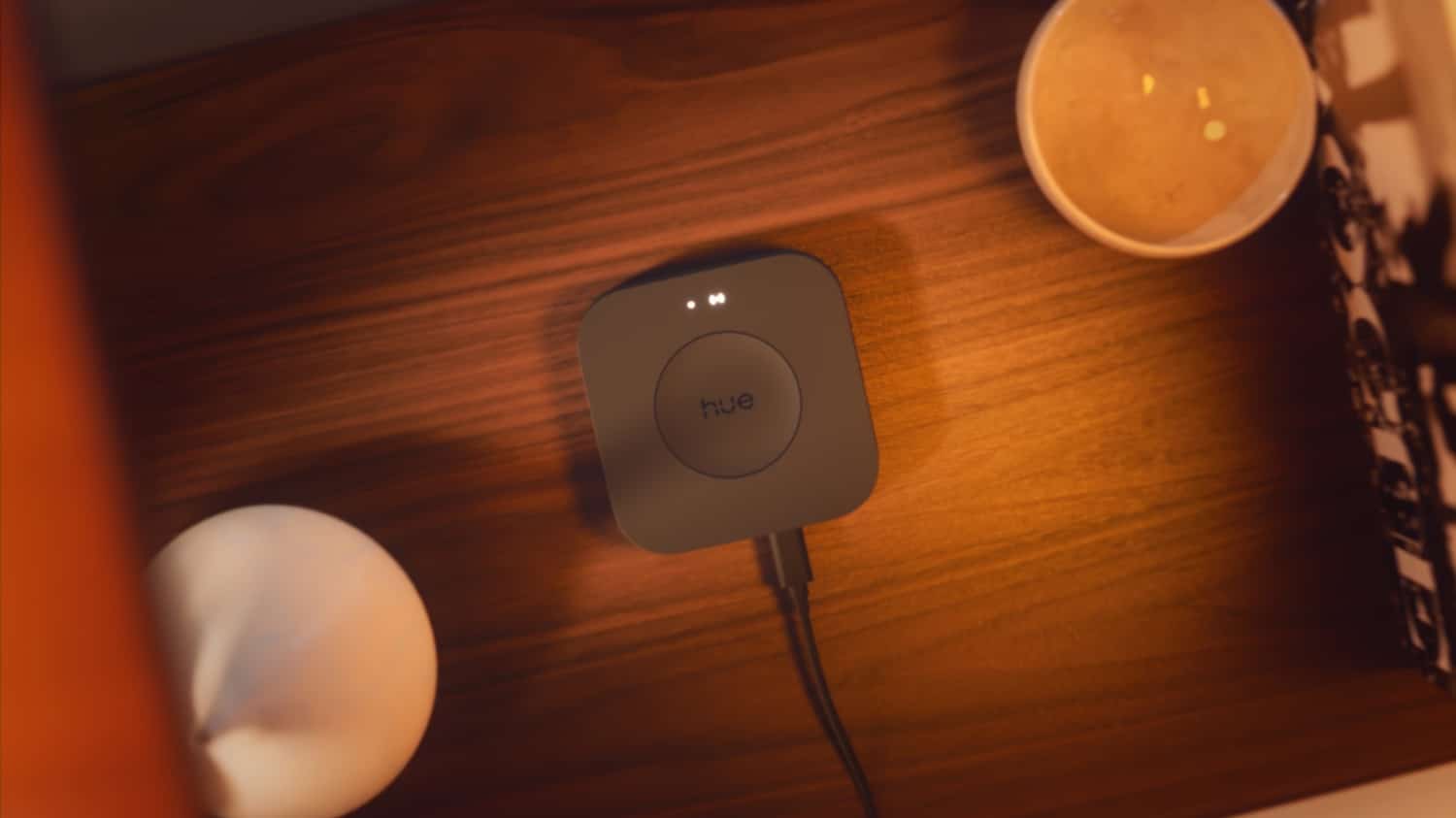 Support Mural Pour Philips Hue Bridge Pro (2025) – Installation Facile – Adhésif Ou Vis – Noir – Design Allemand