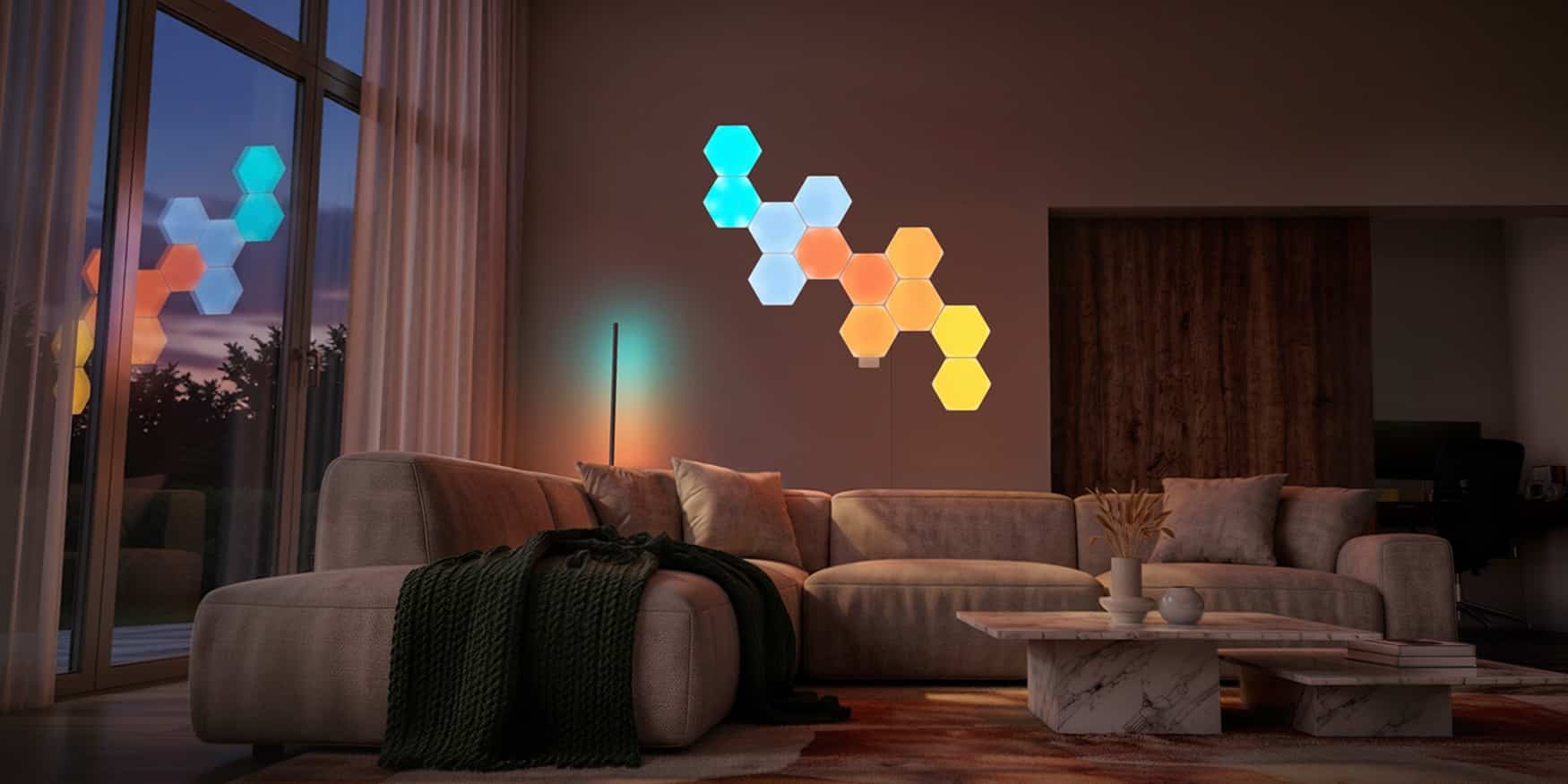 Hueblog: Nanoleaf-Module funktionieren wie Gradient Leuchtstreifen